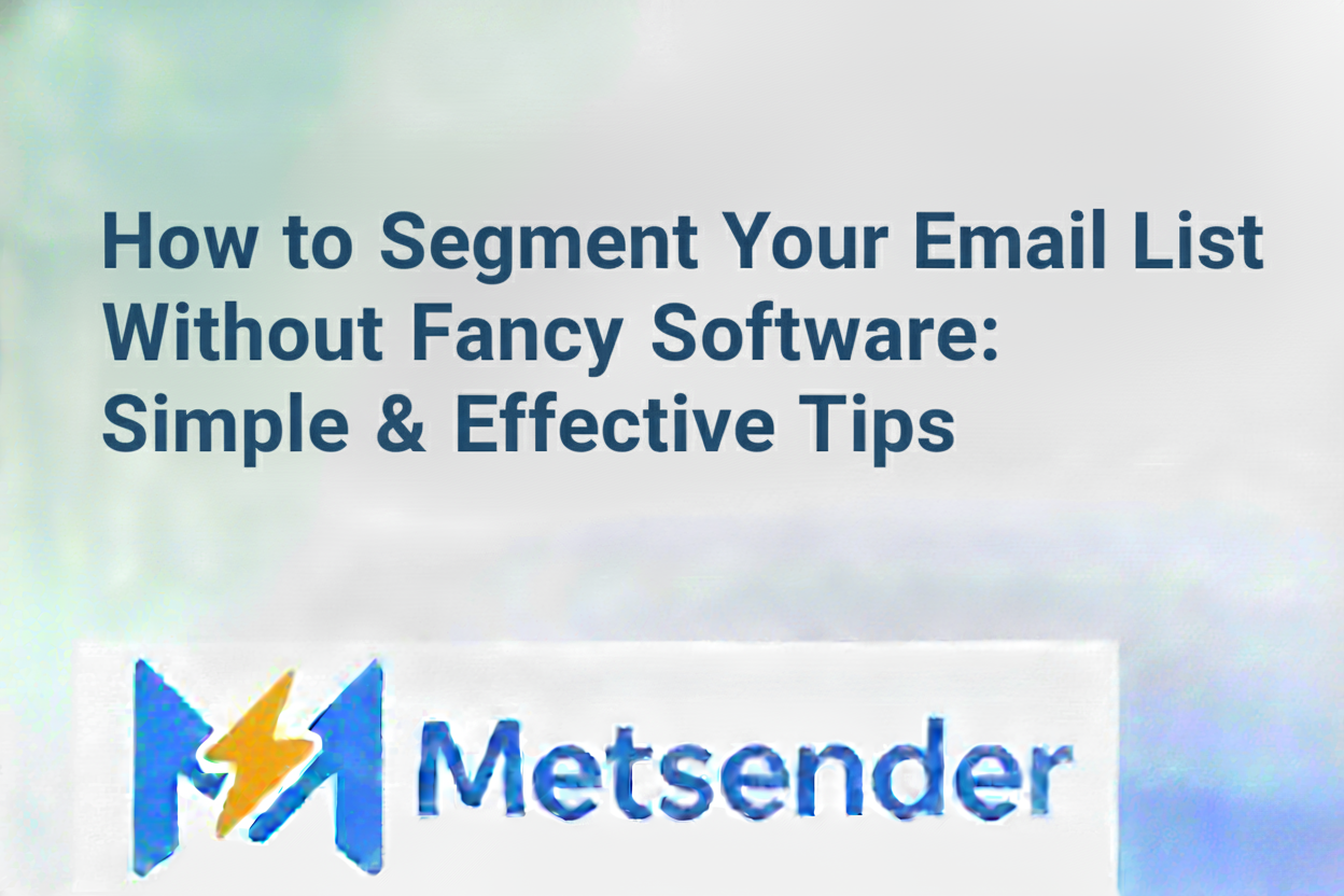 How to Segment Your Email List Without Fancy Software: Simple & Effective Tips