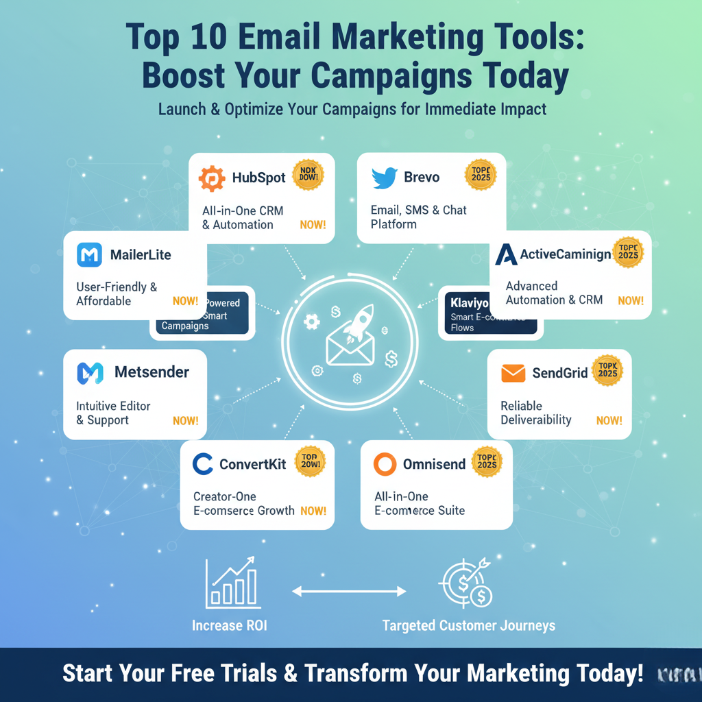 Top 10 Email Marketing Tools: Boost Your Campaigns Today