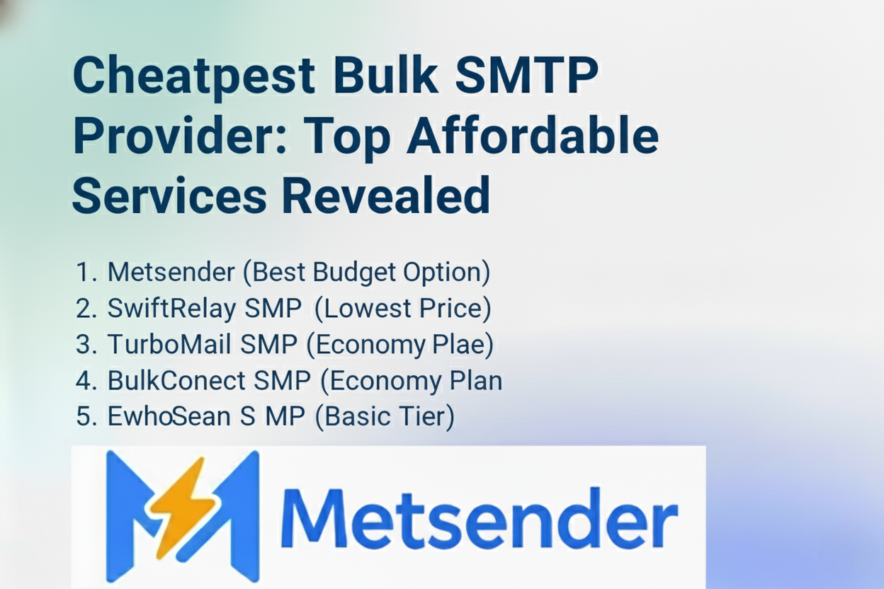 Cheapest Bulk Smtp Provider: Top Affordable Services Revealed