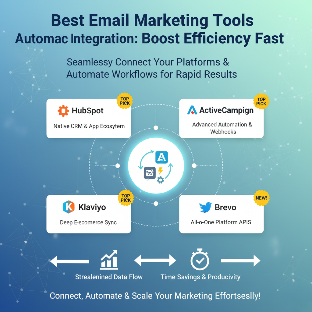 Best Email Marketing Tools Automatic Integration: Boost Efficiency Fast