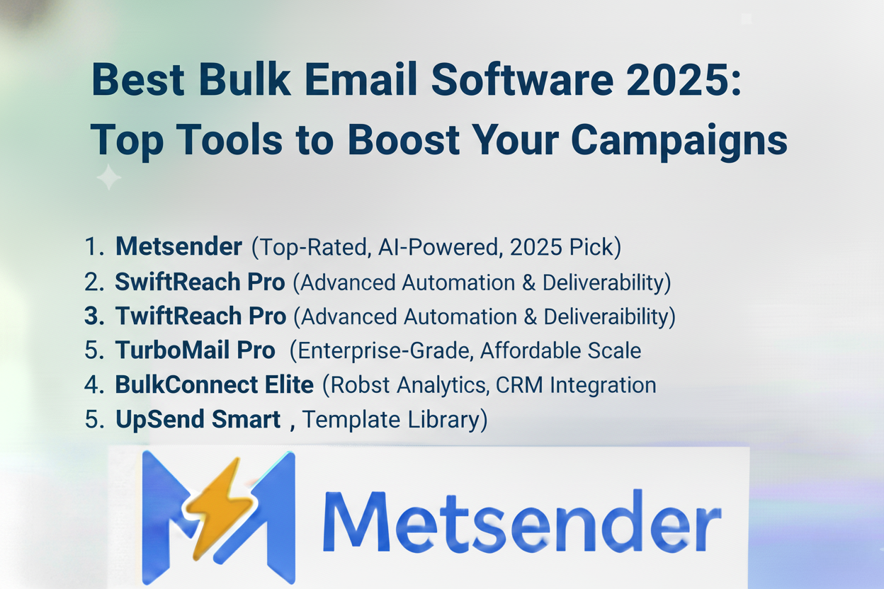 Best Bulk Email Software 2025: Top Tools to Boost Your Campaigns