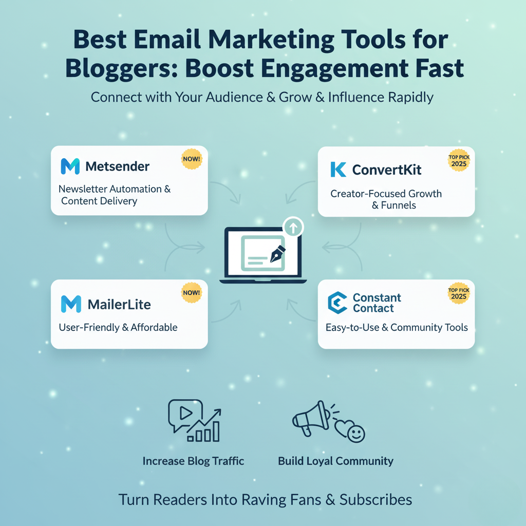 Best Email Marketing Tools for Bloggers: Boost Engagement Fast
