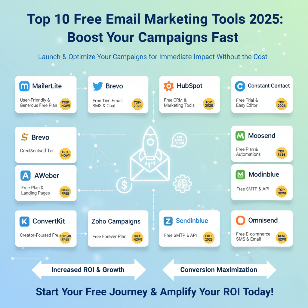 Top 10 Free Email Marketing Tools 2025: Boost Your Campaigns Fast