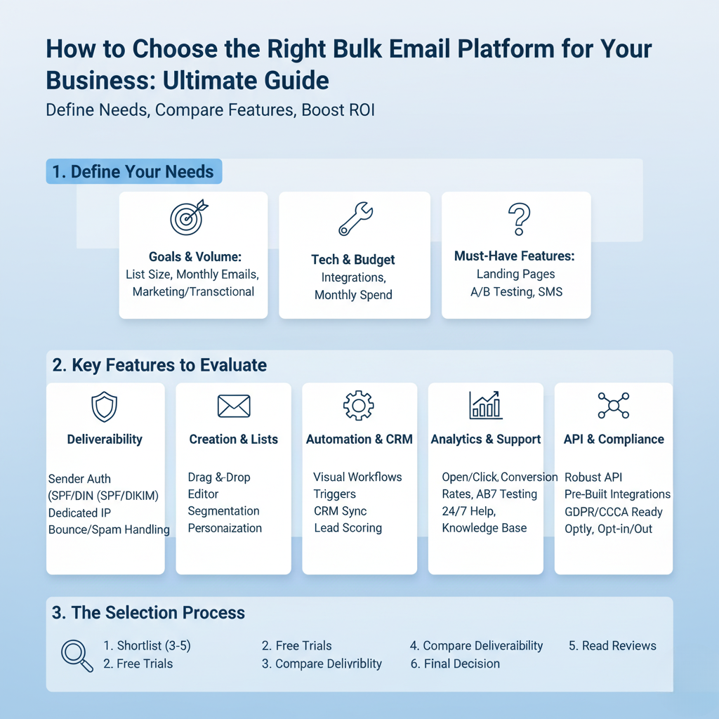 How to Choose the Right Bulk Email Platform for Your Business: Ultimate Guide
