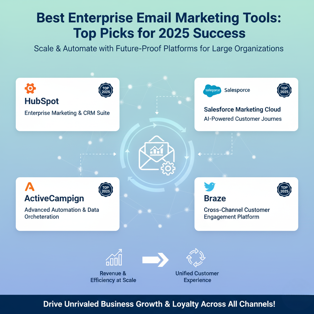 Best Enterprise Email Marketing Tools: Top Picks for 2025 Success
