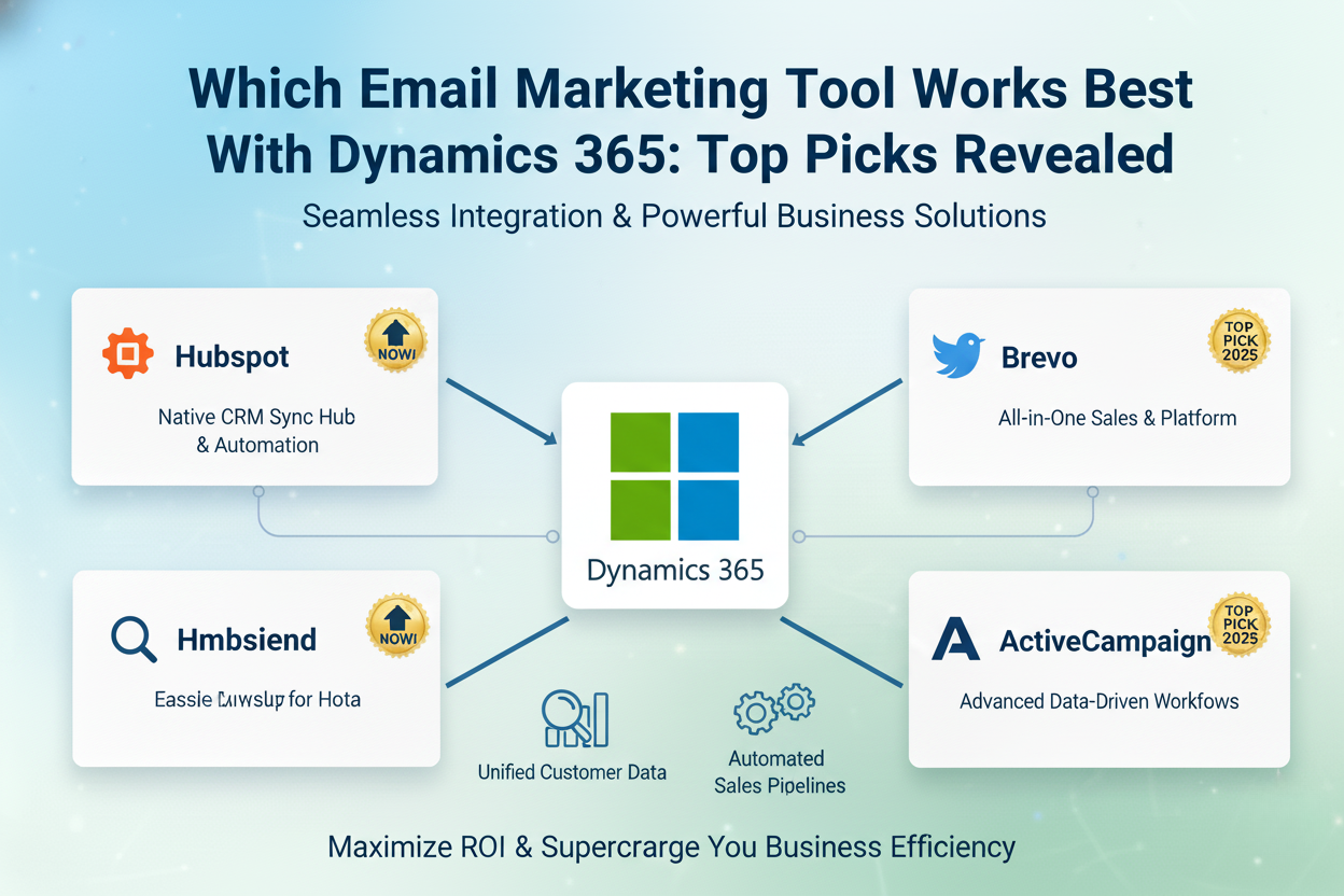 Which Email Marketing Tool Works Best With Dynamics 365: Top Picks Revealed