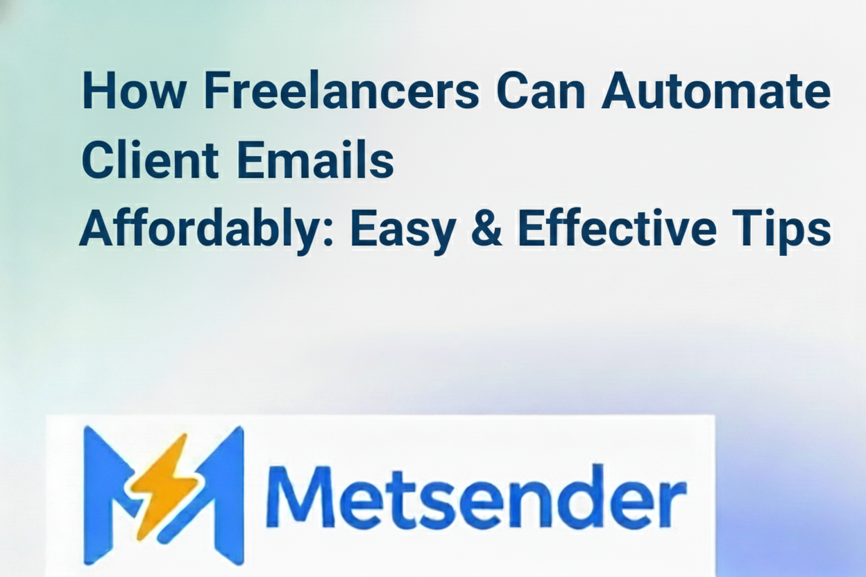 How Freelancers Can Automate Client Emails Affordably: Easy & Effective Tips
