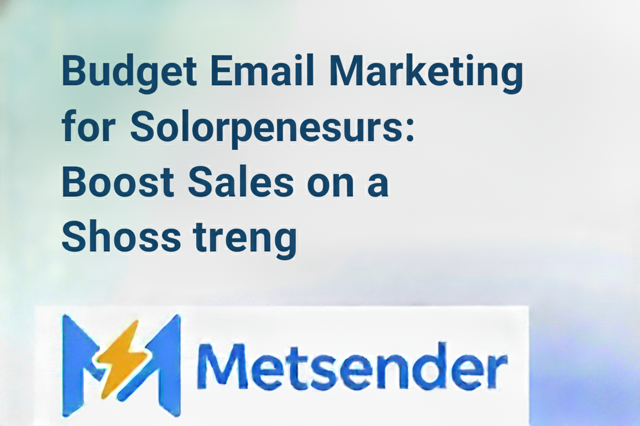 Budget Email Marketing for Solopreneurs: Boost Sales on a Shoestring