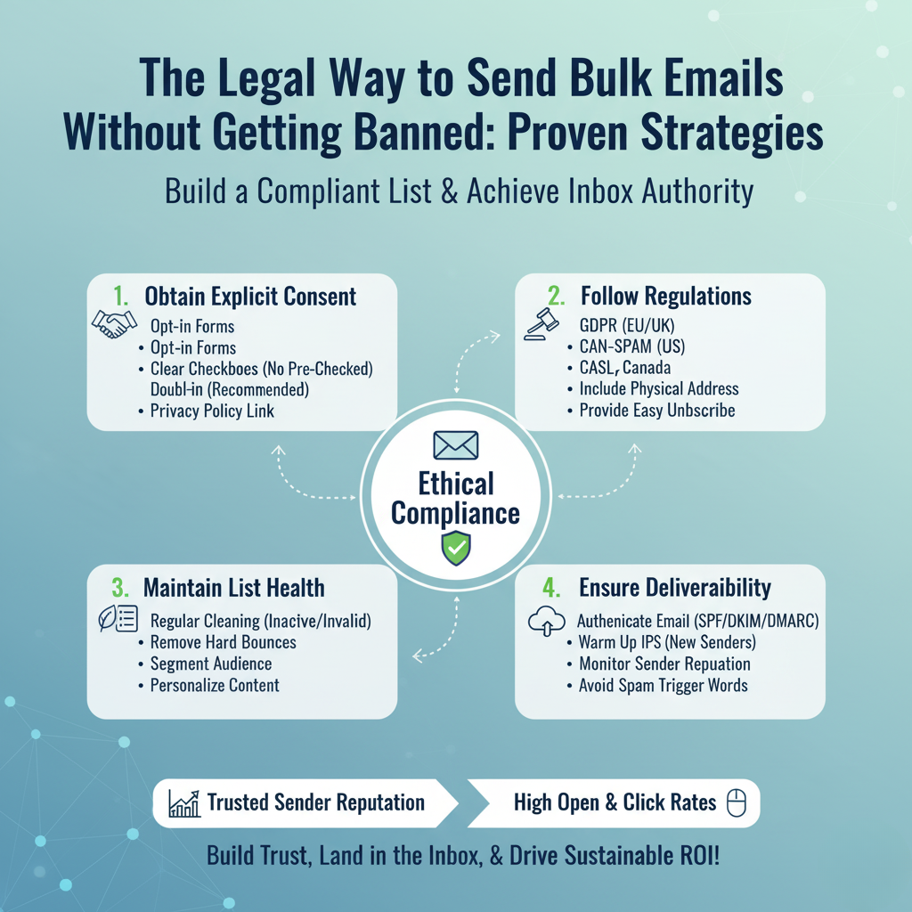 The Legal Way to Send Bulk Emails Without Getting Banned: Proven Strategies