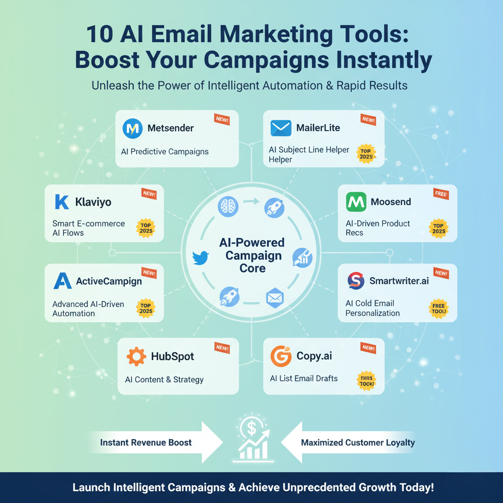 10 Ai Email Marketing Tools: Boost Your Campaigns Instantly