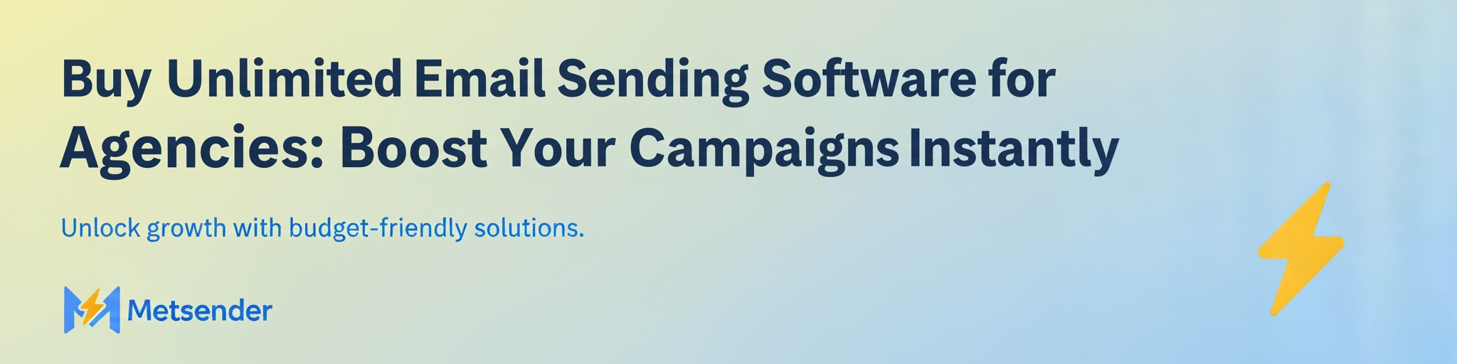 Buy Unlimited Email Sending Software for Agencies: Boost Your Campaigns Instantly