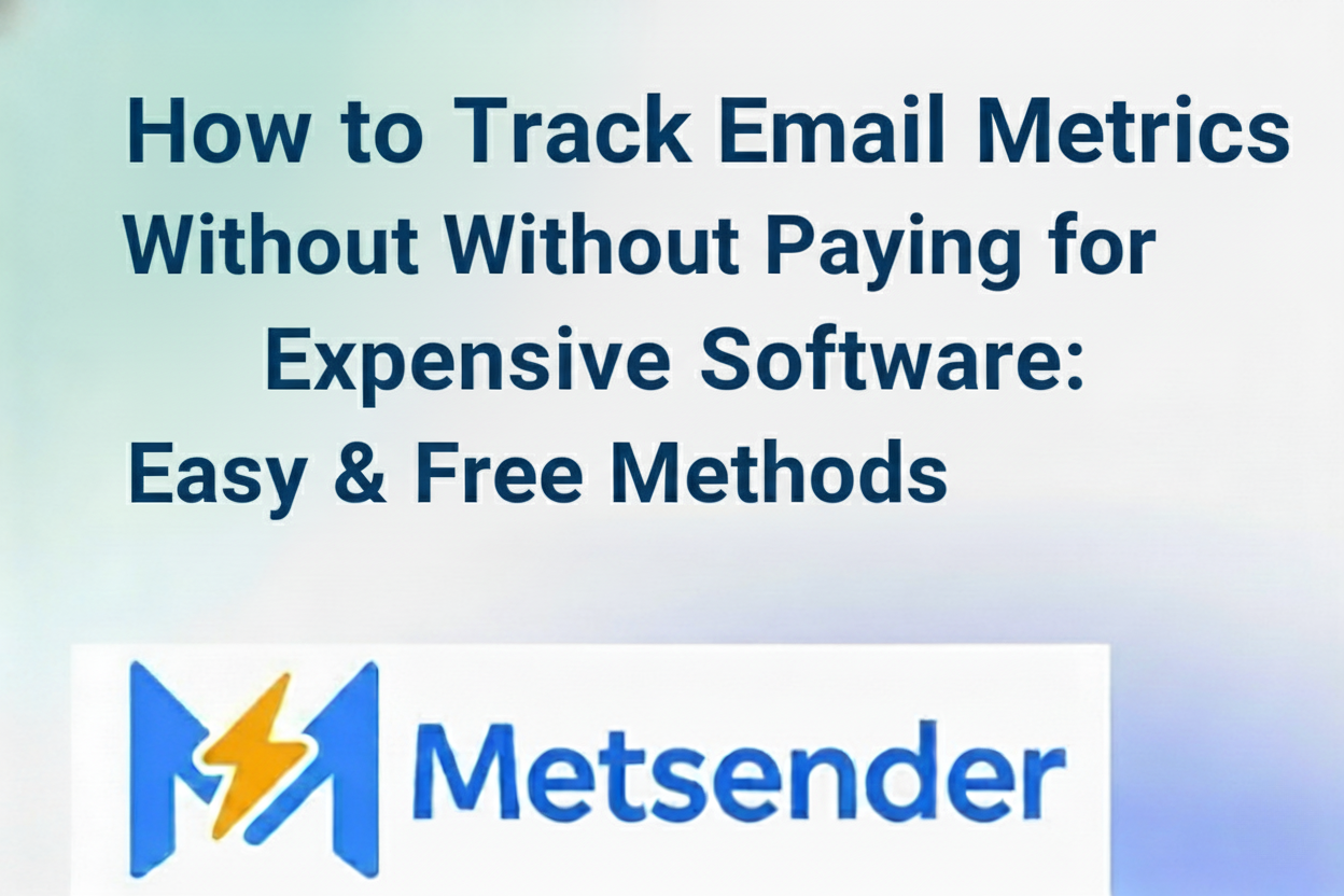 How to Track Email Metrics Without Paying for Expensive Software: Easy & Free Methods