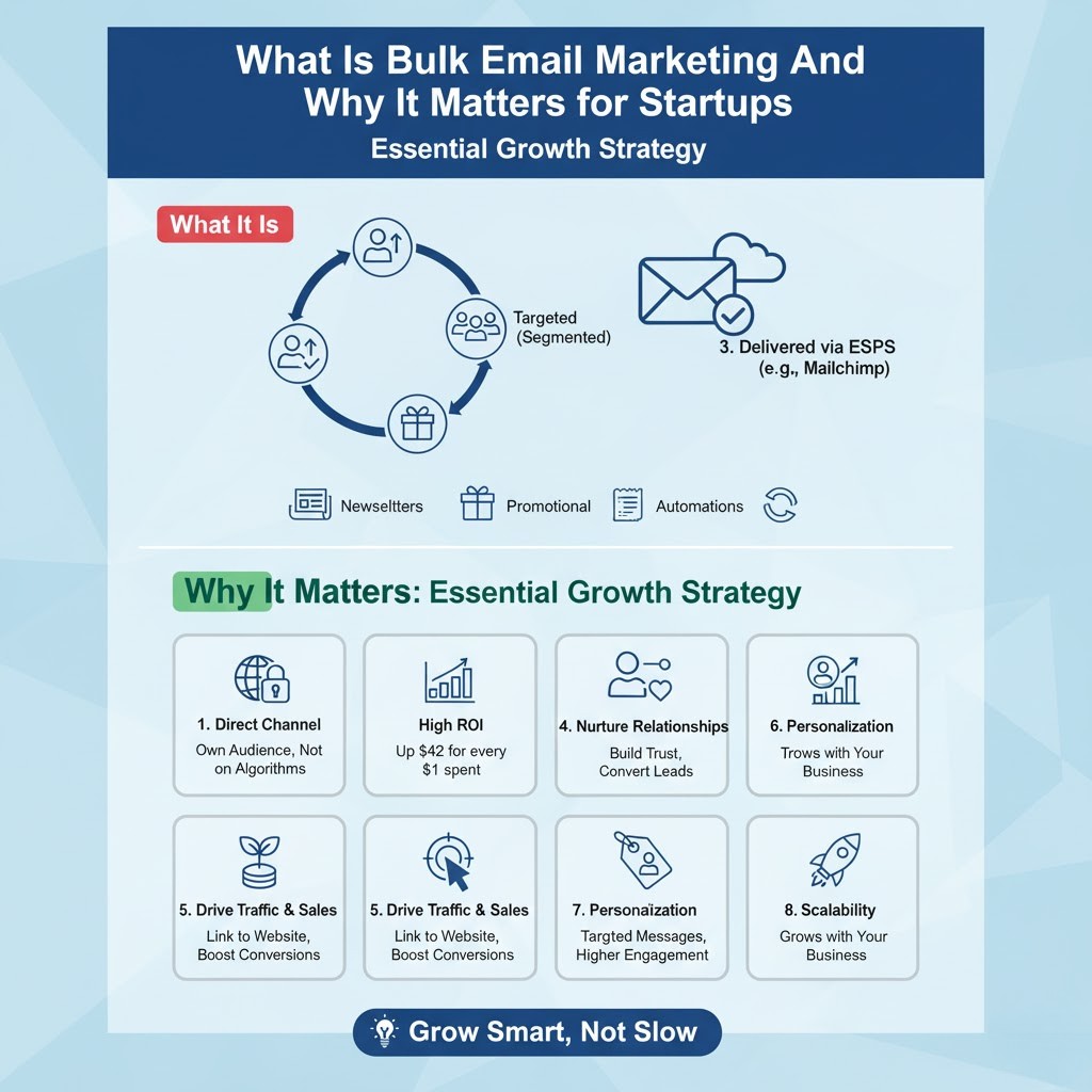 What Is Bulk Email Marketing And Why It Matters for Startups: Essential Growth Strategy