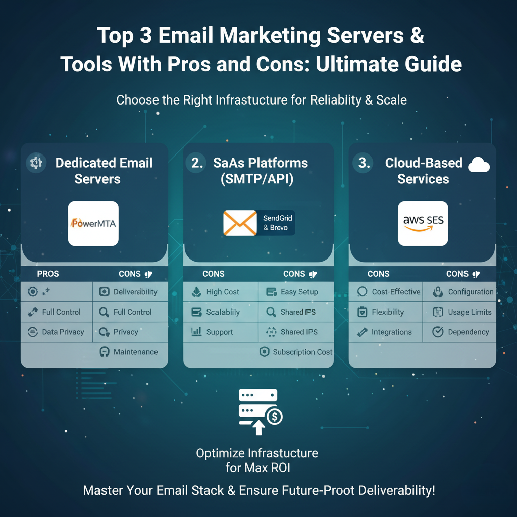 Top 3 Email Marketing Servers Tools With Pros And Cons: Ultimate Guide