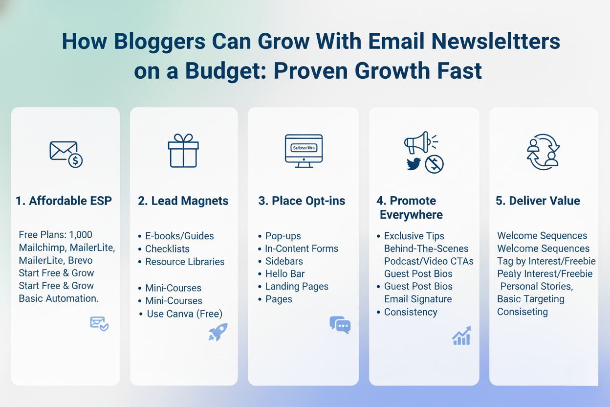 How Bloggers Can Grow With Email Newsletters on a Budget: Proven Tips