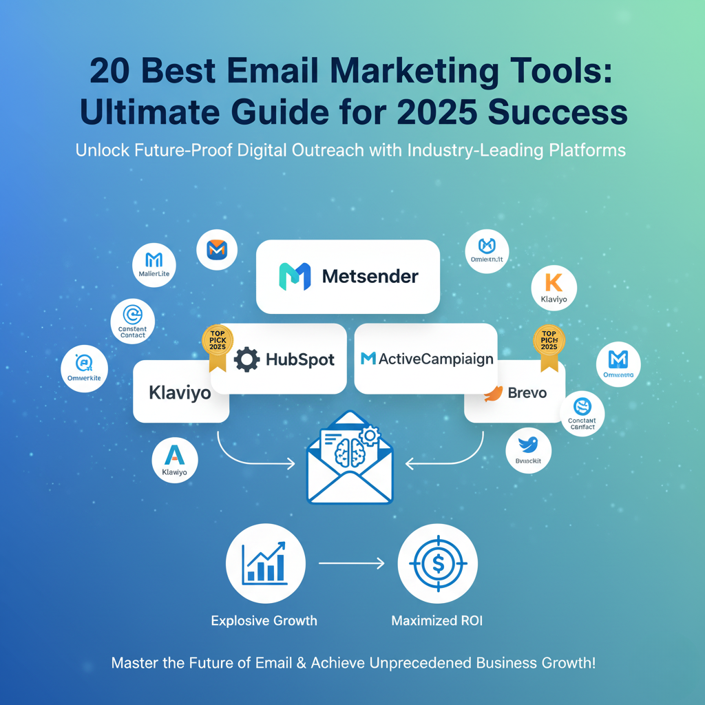 20 Best Email Marketing Tools: Ultimate Guide for 2025 Success