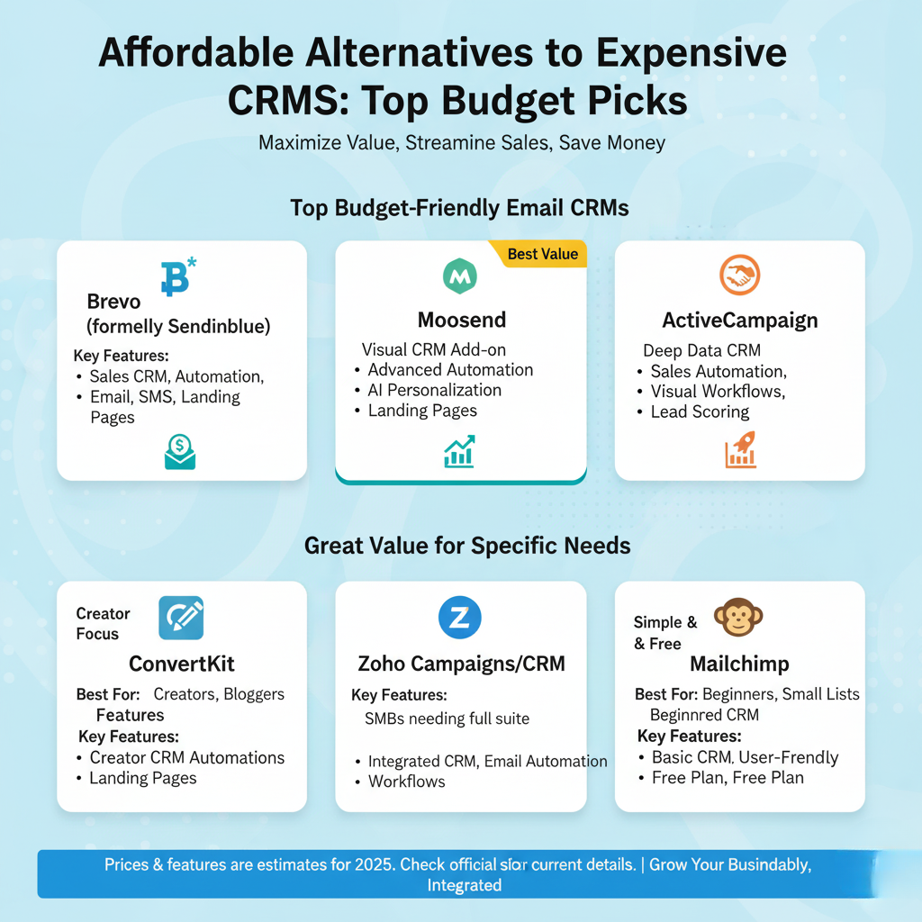 Affordable Alternatives to Expensive Email CRMs: Top Budget Picks