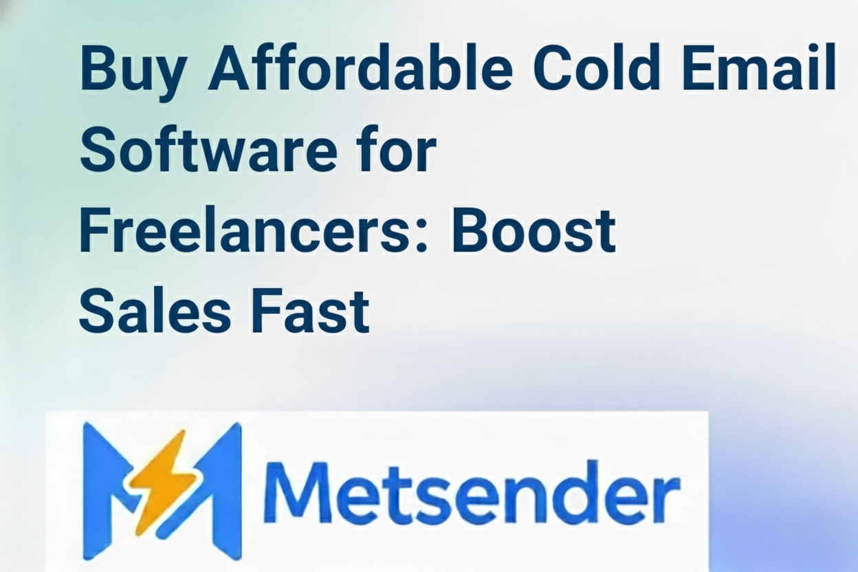 Buy Affordable Cold Email Software for Freelancers: Boost Sales Fast
