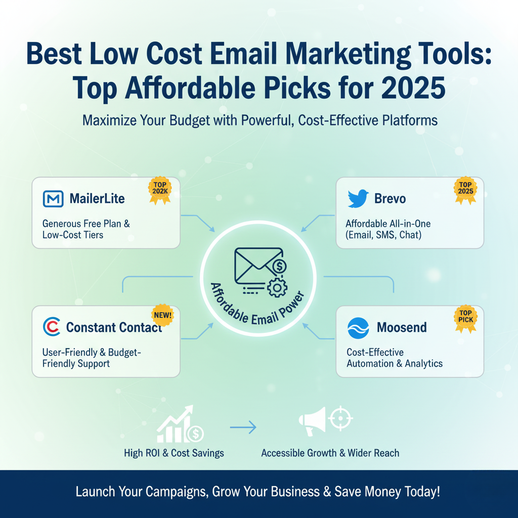 Best Low Cost Email Marketing Tools: Top Affordable Picks for 2025
