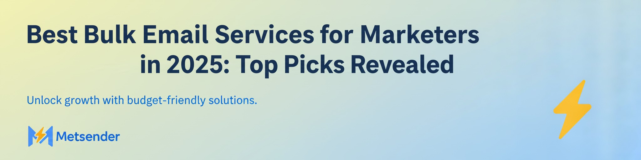 Best Bulk Email Services for Marketers in 2025: Top Picks Revealed